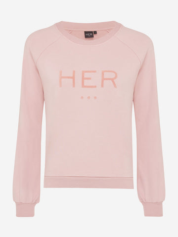 Sweater Met Logo - Roze